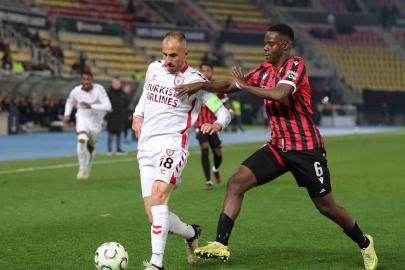 UEFA Konferans Ligi: KF Shkendija: 0 - Samsunspor: 0 (İlk yarı)