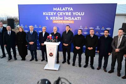 Ulaştırma ve Altyapı Bakanı Uraloğlu, Malatya Kuzey Çevre Yolu şantiyesinde inceleme yaptı