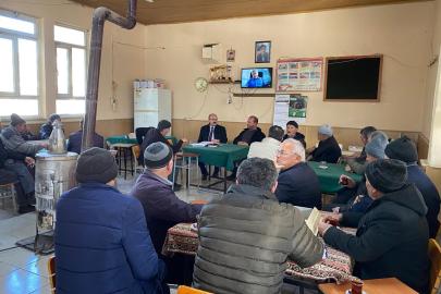 Uşak’ta çiftçilerle sahada buluşma