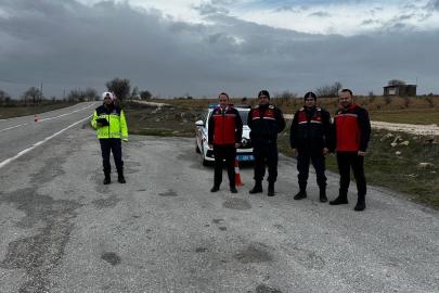 Uşak’ta hayvan sevkiyatlarına yönelik yol denetimi