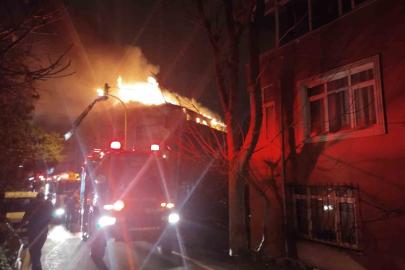 Üsküdar’da korkutan yangın