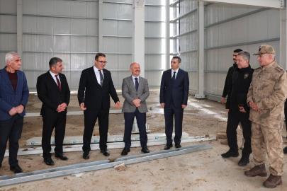 Vali Osman Varol Samsat ilçesinde incelemelerde bulundu