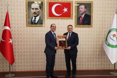 Vali Taşolar’dan Rektör Gürel’e nezaket ziyareti