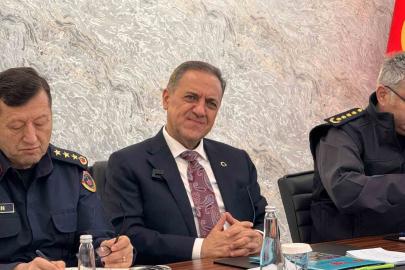 Vali Usta, 2025 yıllı asayiş verilerini paylaştı