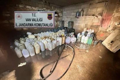 Van’da 531 litre kaçak motorin ele geçirildi