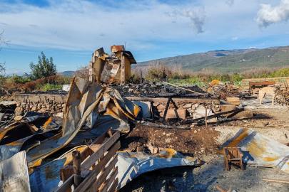 Yanan evden tabancasını almak isterken alevler içinde kalan emekli polis hayat mücadelesini kaybetti