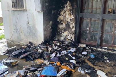 Yangında kundaklama şüphesi