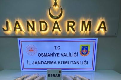 Yedek lastikten 2 kilo esrar çıktı