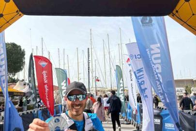 Zorlu 60 kilometreyi koştu, Datça’nın adını kürsüye yazdırdı