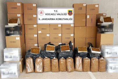 1 milyon TL değerinde bandrolsüz makaron ve kaçak tütün ele geçirildi