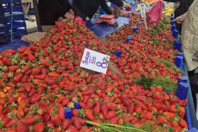 80 TL’lik çileğe yoğun ilgi