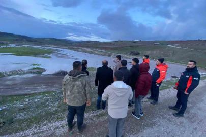 Afrin Çayı’nda mahsur kalan kişi kurtarıldı