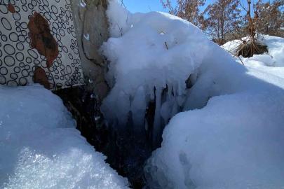 Ağrı’da dondurucu soğuklar etkisini sürdürüyor
