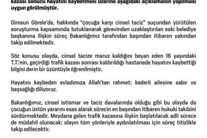 Aile ve Sosyal Hizmetler Bakanlığı: "Çocuklara yönelik istismar ve ihmal karşısında sıfır toleransla hareket etmeye devam edeceğimizi vurguluyoruz"