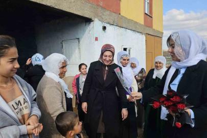 AK Parti heyeti Çınar’da Kadınlar Gününü kutladı