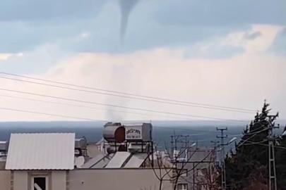 Akdeniz’de oluşan hortum kamerada