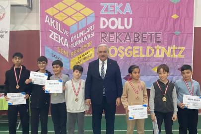 Akıl ve Zeka Oyunları İlçe Turnuvası Söke’de tamamlandı