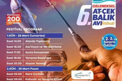 Aliağa’da ’6. Geleneksel At-Çek Balık Avı Festivali’ coşkusu başlıyor