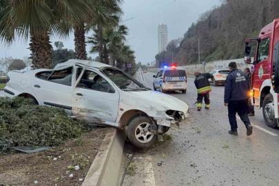 Alkolden işlem yapılan sürücü yeniden direksiyona geçip kaza yaptı: 4 yaralı