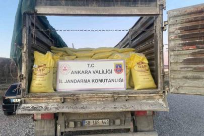 Ankara’da 5 milyon lira değere yakın 30 ton sahte gübre ele geçirildi
