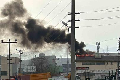 Ankara’da fabrika yangını