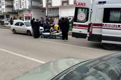 Ankara’da otomobilin çarptığı yaya yaralandı