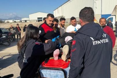 Antakya’da trafik kazası: 1 yaralı