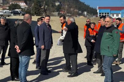 Ayancık’ta kavşak çalışmaları