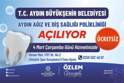Aydın Ağız ve Diş Sağlığı Polikliniği hizmete açılıyor
