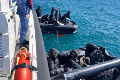 Aydın’da 31 düzensiz göçmen kurtarıldı