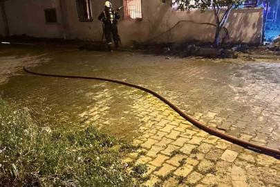 Aydın’da bir evde yangın çıktı