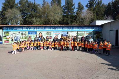 Aydın’da öğrenciler doğa sevgisini öğreniyor