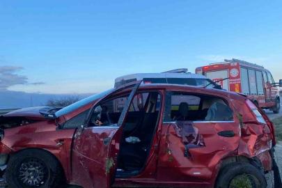 Babaeski’de trafik kazası: 1 yaralı