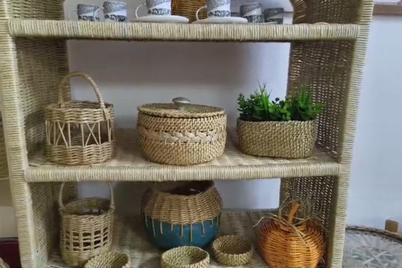 Bafra’da atık kağıtlar sanata dönüşüyor