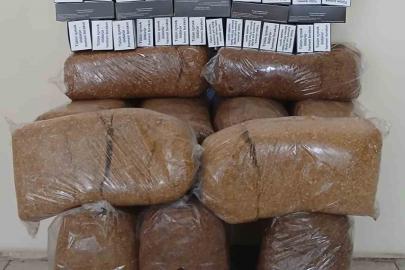 Bafra’da kaçak tütün ve makaron operasyonu