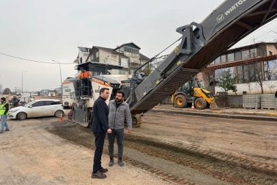 Başiskele’de üstyapı çalışmaları sürüyor