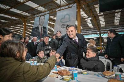 Başkan Akın Havranlı hemşehrileriyle aynı sofrada buluştu