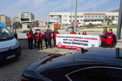 Başkan Ünsal, 8 aydır maaş vermediği işçilerle bayramlaşmak istedi, eylemi duyunca iptal etti