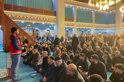 Batman’da teravih öncesi bağımlılıkla mücadele çalışması