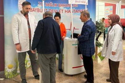 Bayburt’ta vatandaşlar sağlıklı yaşam ve obezite konularında bilgilendirildi