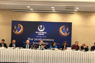 BBP Genel Başkanı Destici: "Ne Amerika’nın, ne İsrail’in barış adına verebilecekleri hiçbir şey yoktur"