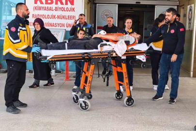 Bıçkı makinesi elini parçaladı