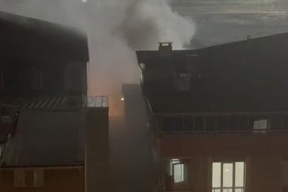 Binada çıkan yangın söndürüldü