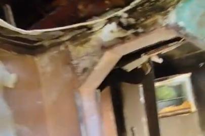 Bolu’da soba kaynaklı yangın evi harabeye çevirdi