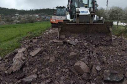 Bozulan yollara hızlı müdahale