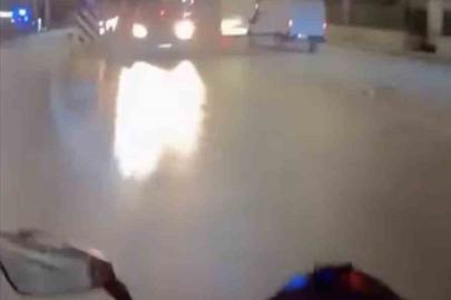 Bursa’da ters yönden gelen otomobil tehlike oluşturdu