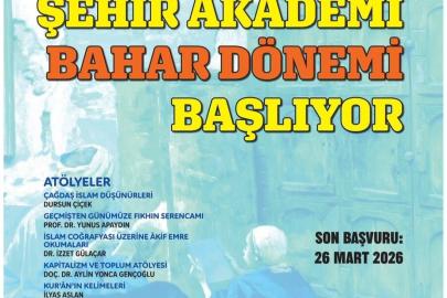 BÜSAM Şehir Akademi, 2026 Bahar Dönemi kayıtları başladı