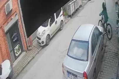 Çalınan bisikletini ertesi gün buldu
