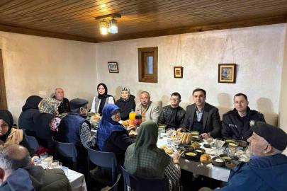 Çavdarhisar Kaymakamı Ak, şehit aileleri ve gazilerle iftarda bir araya geldi