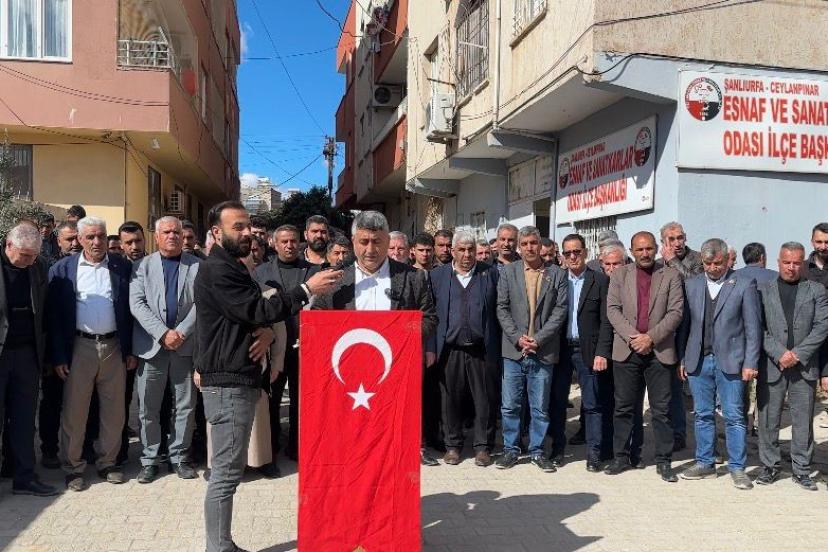 Ceylanpınar’da gümrük kapısı nöbeti